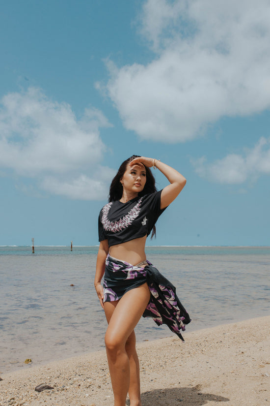 ORCHID LEI Crop Top