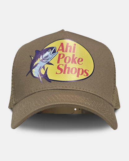 AHI POKE SHOPS Tan Trucker