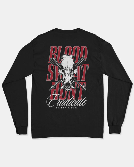 BLOOD SWEAT HUNT Longsleeve