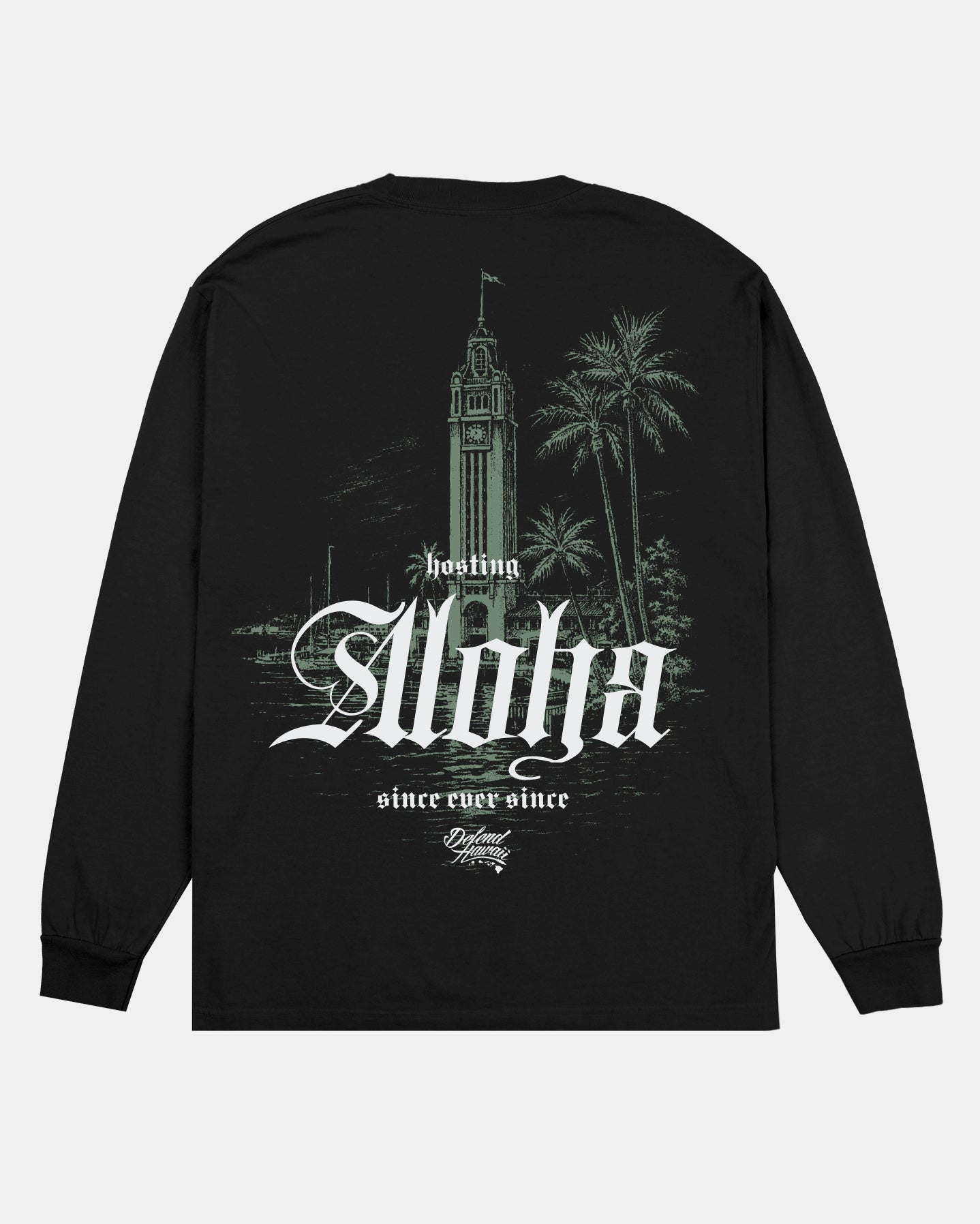Defend Hawaii-Hosting Aloha Long Sleeve
