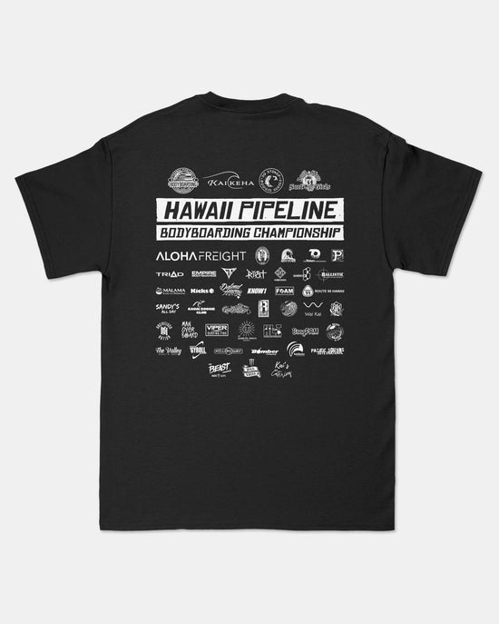 2025 Hawaii Pipeline Bodyboard Championship Official Tee