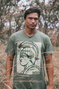 PROFILE COLLAGE Military Green Tee
