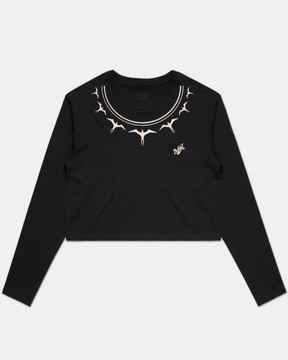 SUNFLOCK LEI Cropped Long Sleeve
