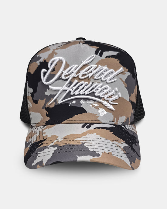 WILDSTYLE BOAR CAMO A-Frame Trucker