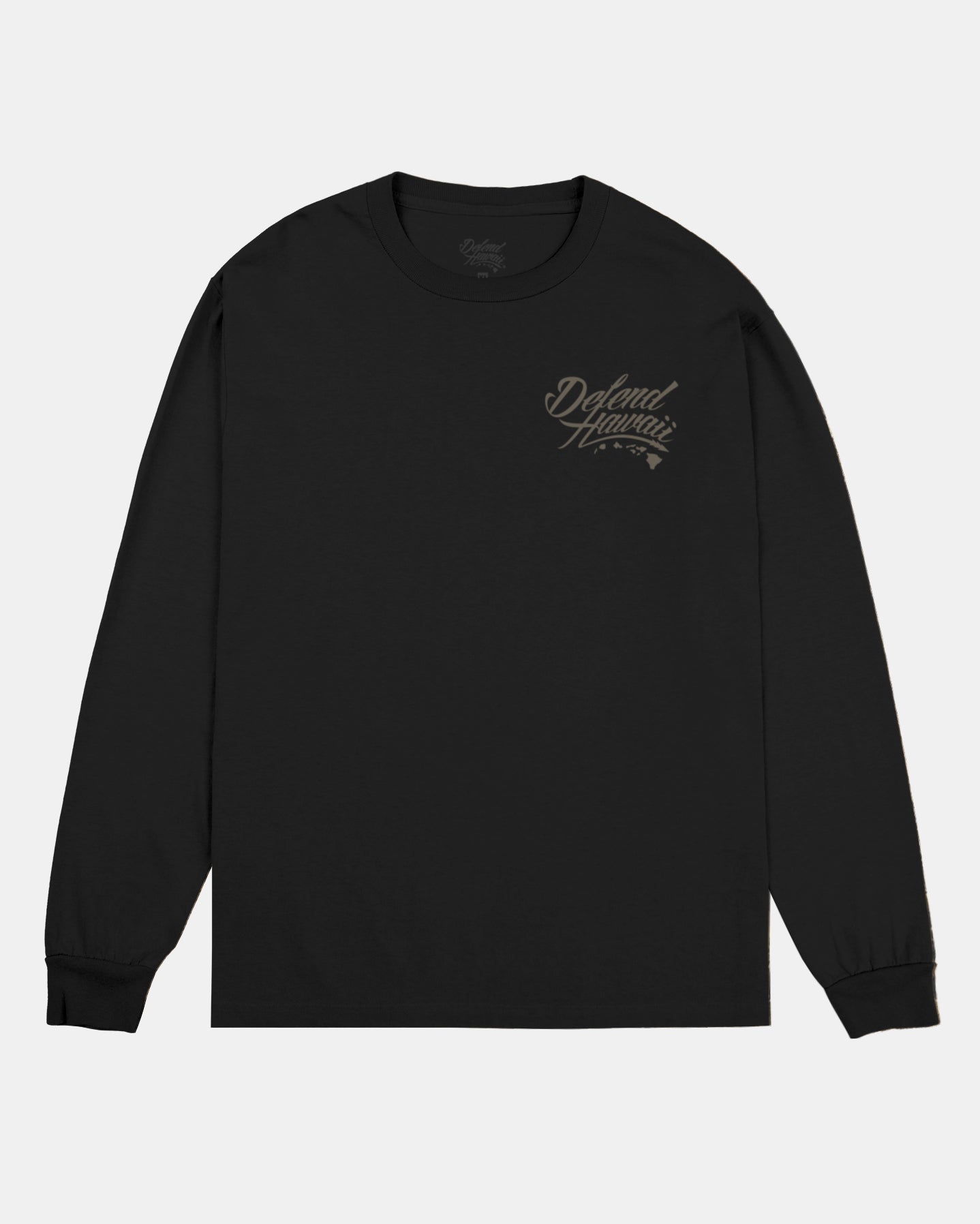 Defend Hawai'i - Wildstyle 'Elua Black Long Sleeve – Defend Hawaii