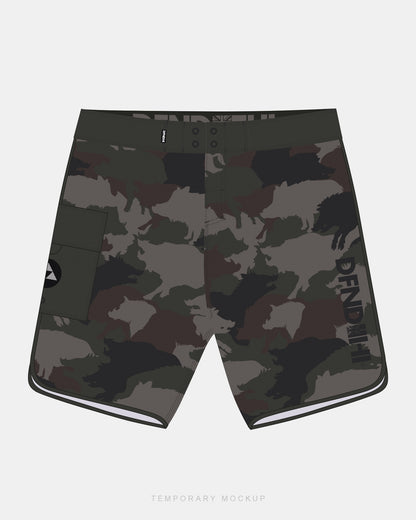 ACTIVE BOAR CAMO Boardshorts