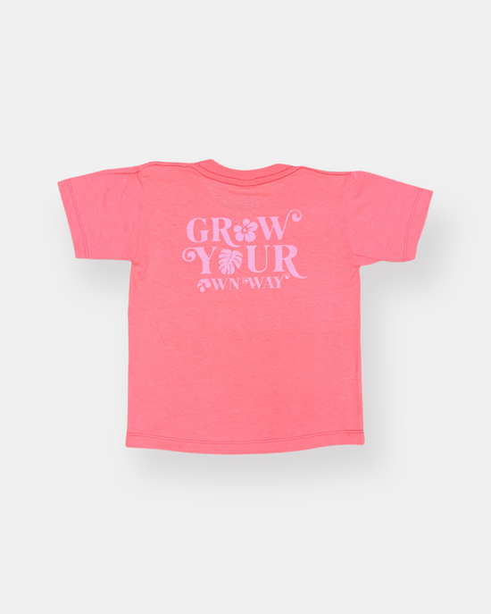 YOUR OWN WAY Youth Peach Heather Tee